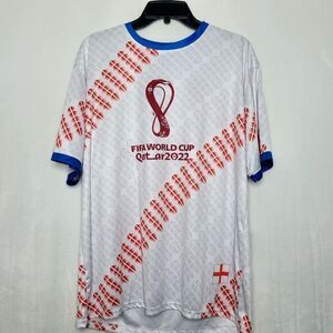 Fifa World Cup 2022 Qatar England 2pc Jersey‎ Set Size XL
